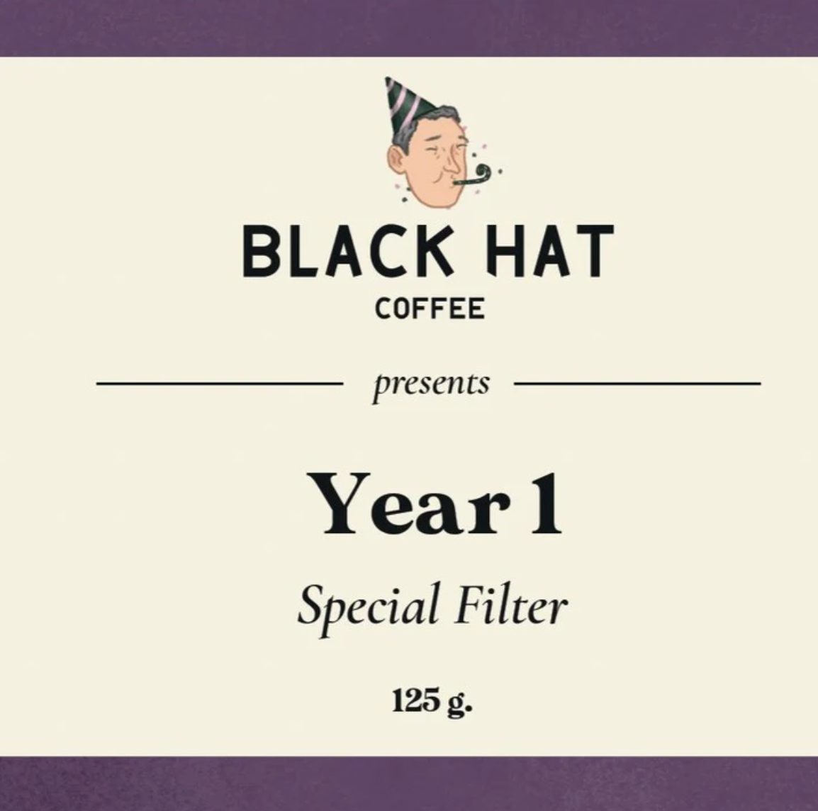Café Black Hat - Année 1 - Filtre spécial, miel juteux, Costa Rica 125 g