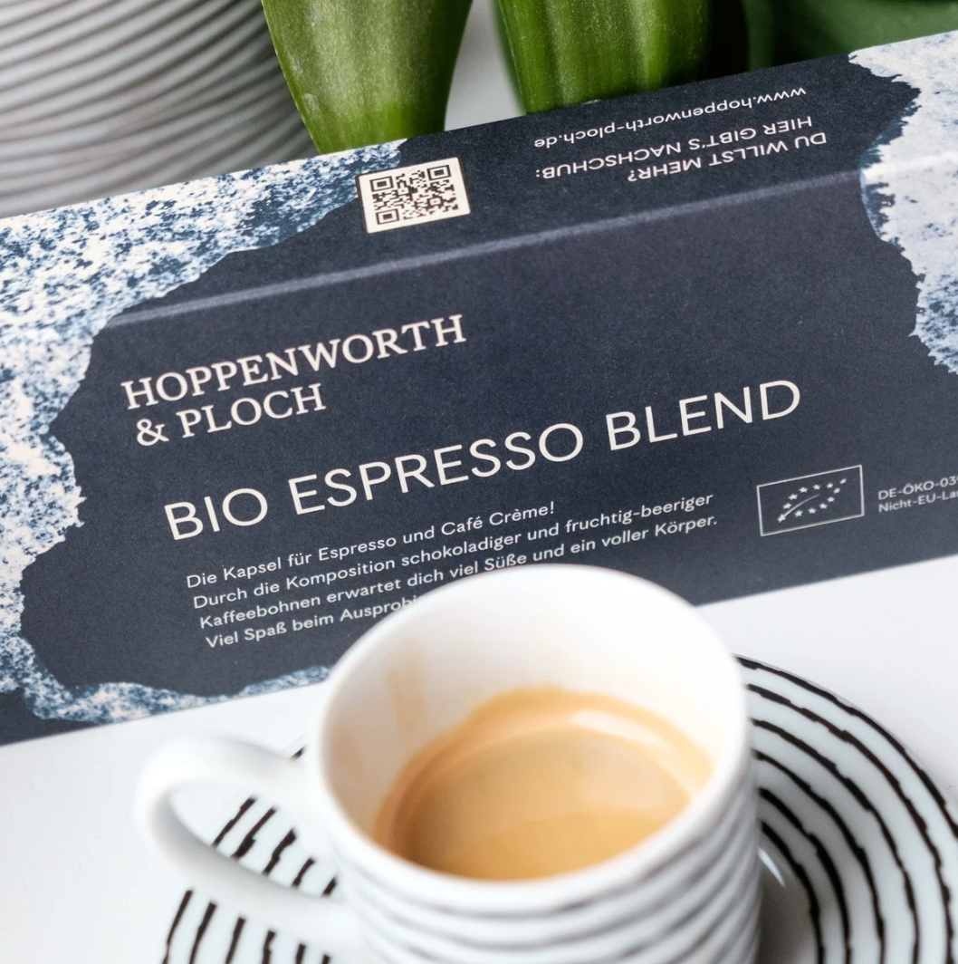 Coffee capsules Hoppenworth & Ploch ORGANIC Espresso Blend 14 pieces