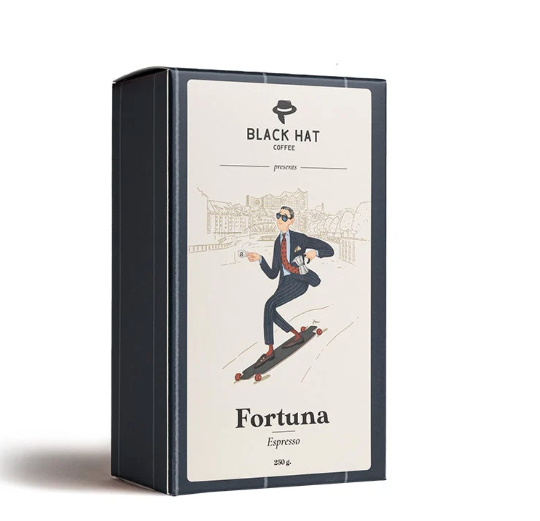 Black Hat Coffee - Fortuna Espresso - Guatemala, Los Santos 250g