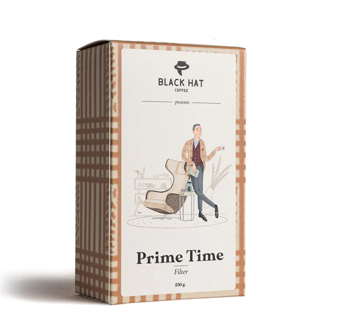 Black Hat Coffee - Prime Time Filter - Rwanda, Nova Café des Mamas 250g