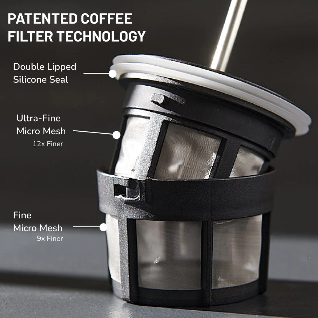 Espro P1 Travel Coffee Press French Press für unterwegs, Mesh-Filter