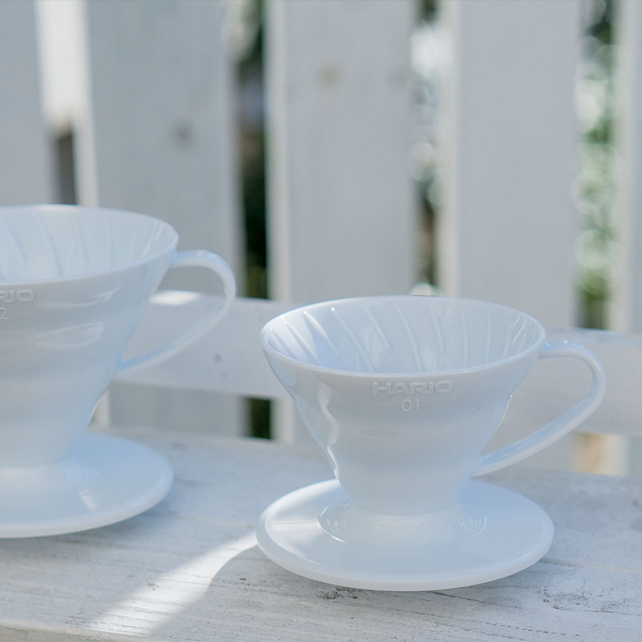 Hario V60 Coffee Dripper Filter aus Porzellan Gr. 01