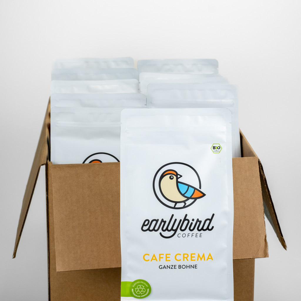 earlybird coffee Bio Cafe Crema