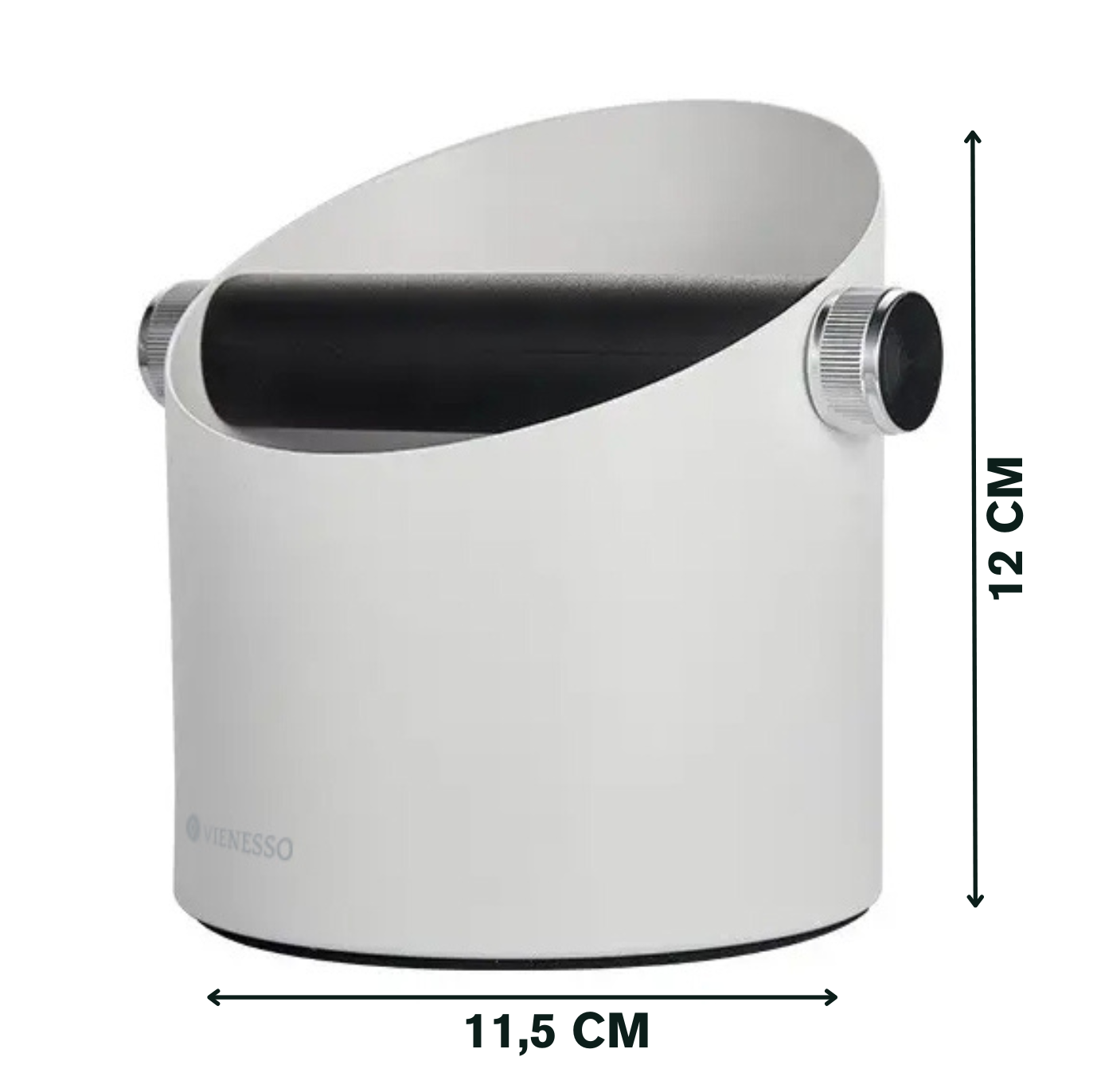 NEU: Abschlagbehälter aus Edelstahl mit abnehmbarer Abklopfstange – Abschlagbox