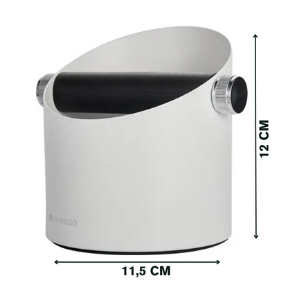 NEU: Abschlagbehälter aus Edelstahl mit abnehmbarer Abklopfstange – Abschlagbox