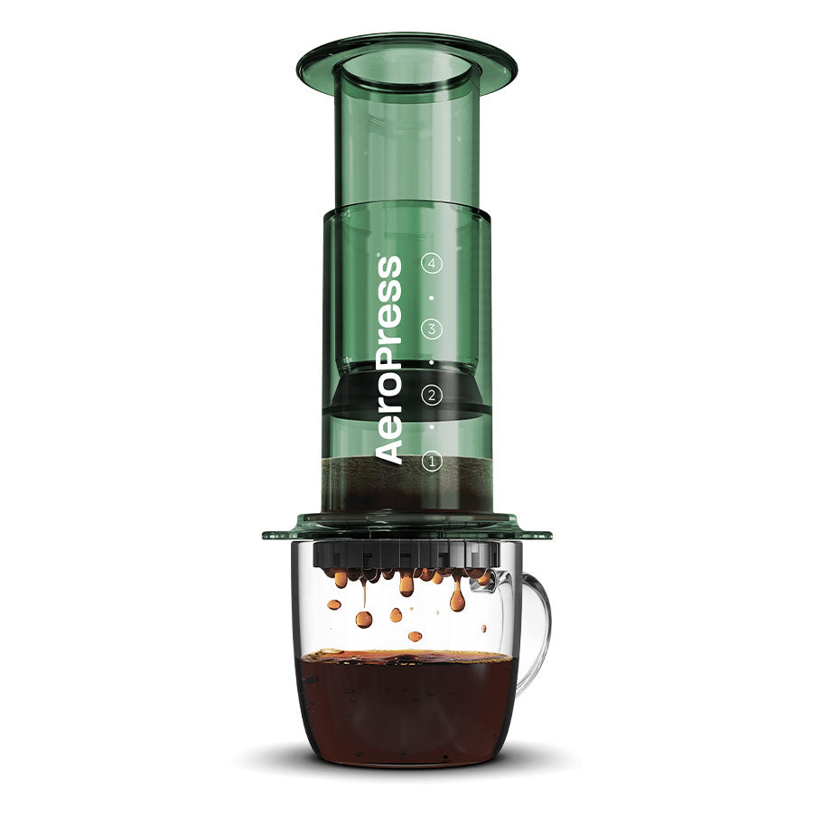 AeroPress Clear Kaffeebereiter Clear Green