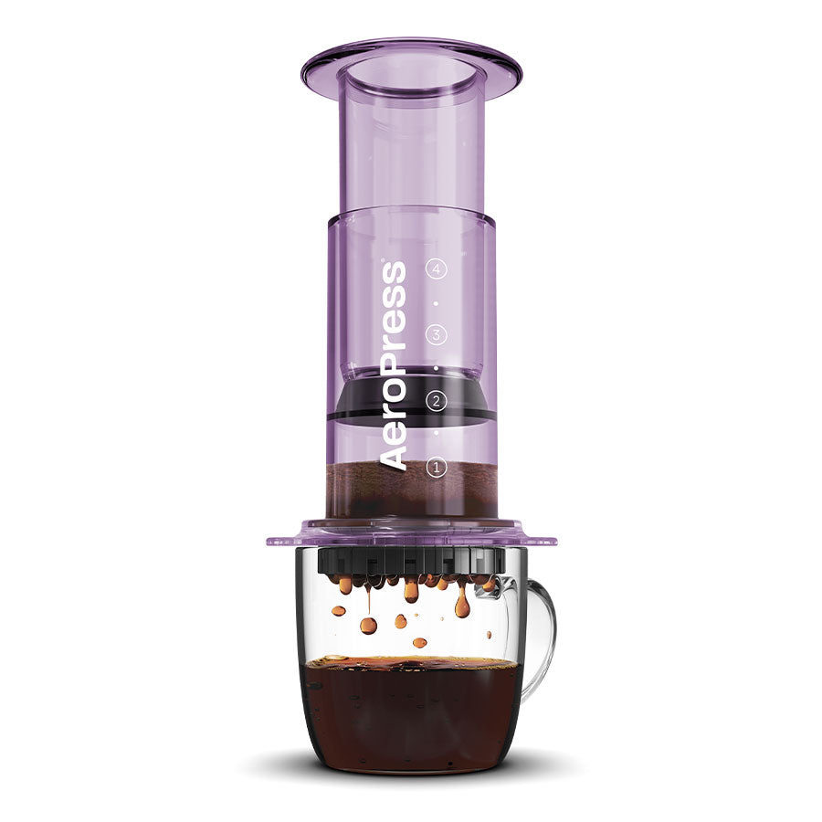 AeroPress Clear Kaffeebereiter Clear Purple