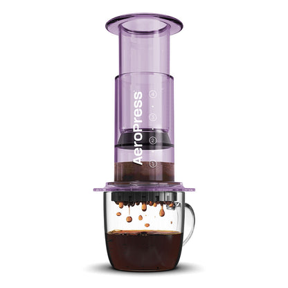 AeroPress Clear Kaffeebereiter Clear Purple