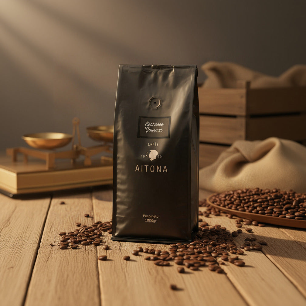 Aitona ESPRESSO GOURMET Beans 1000g schwarzer Beutel