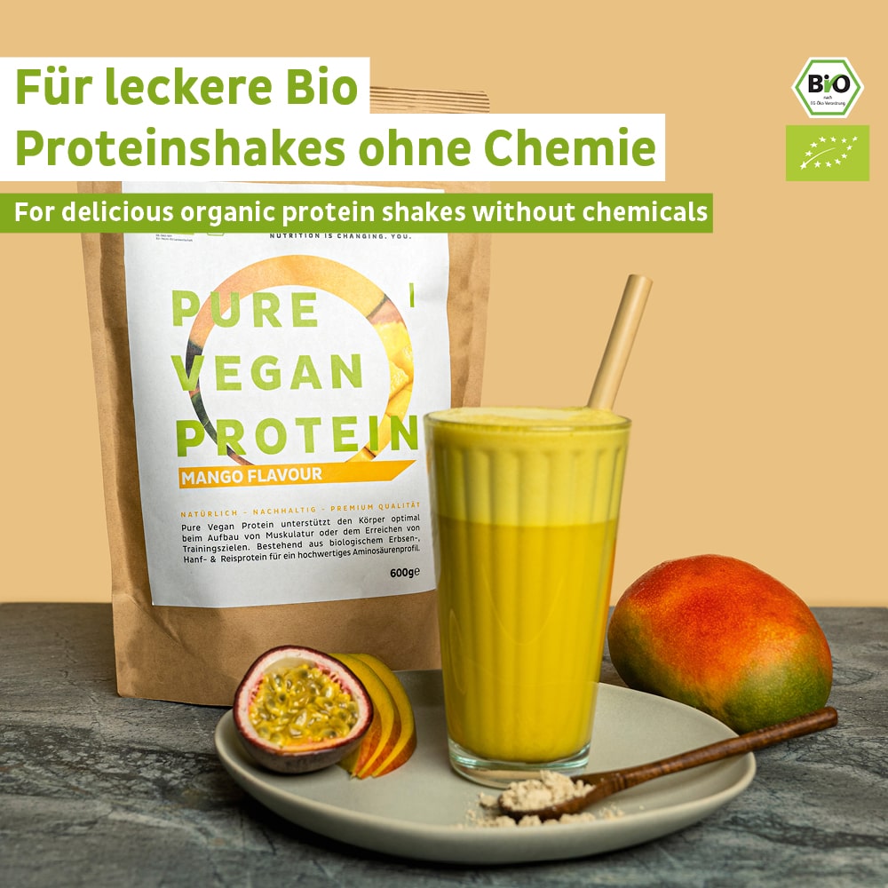 Bio Veganes Proteinpulver Mango ohne Soja