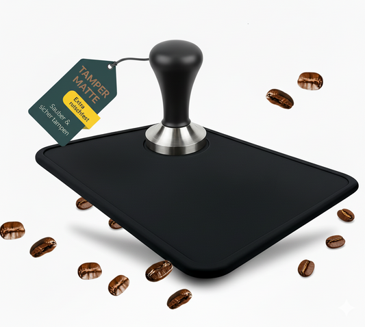 Tampermatte aus Silikon - Silikonunterlage für Siebträger - perfektes Barista Zubehör