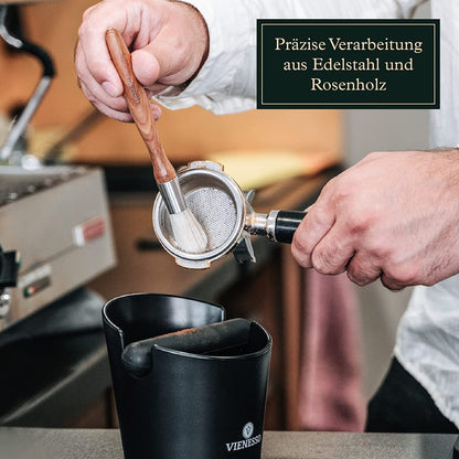 Reinigungspinsel für Kaffeemühle oder Siebträger - Barista Zubehör im edlen Design