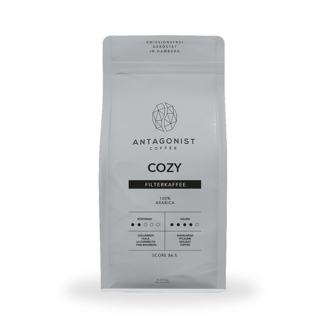 Filterkaffee Cozy - Mild aus Kolumbien mit fruchtigem Geschmack