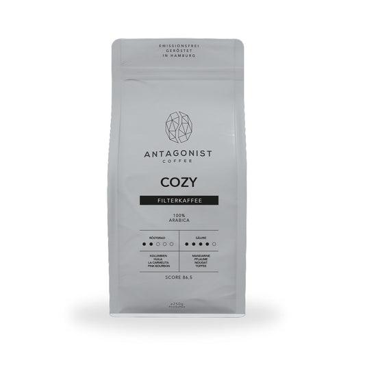 Filterkaffee Cozy - Mild aus Kolumbien mit fruchtigem Geschmack