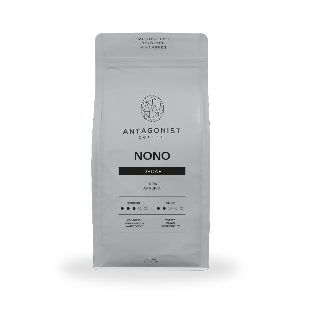 NONO Kolumbien Decaf - Entkoffeiniert, Toffee - Kakao - rote Früchte