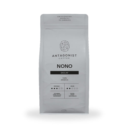 NONO Kolumbien Decaf - Entkoffeiniert, Toffee - Kakao - rote Früchte