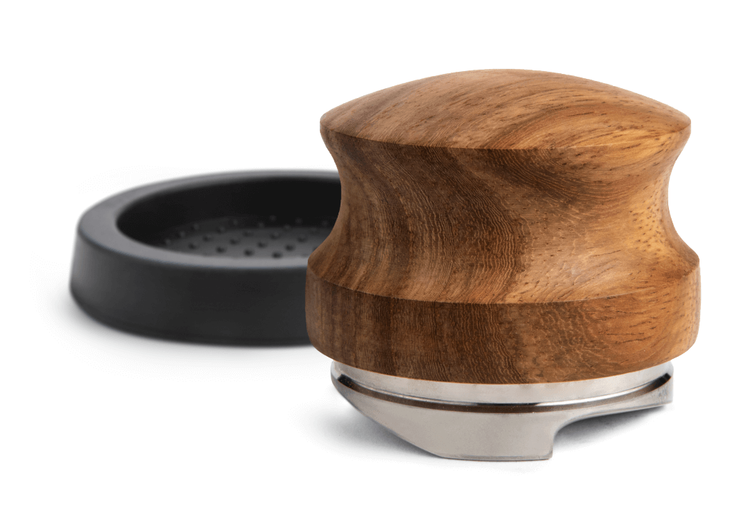 Distributor zur Extraktion des Kaffeepucks - Espresso Kaffeeverteiler für Siebträger inkl. Ablage