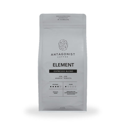 Espresso Blend Element: Der Kräftige - Erdnuss - Zartbitter - Dunkler Honig