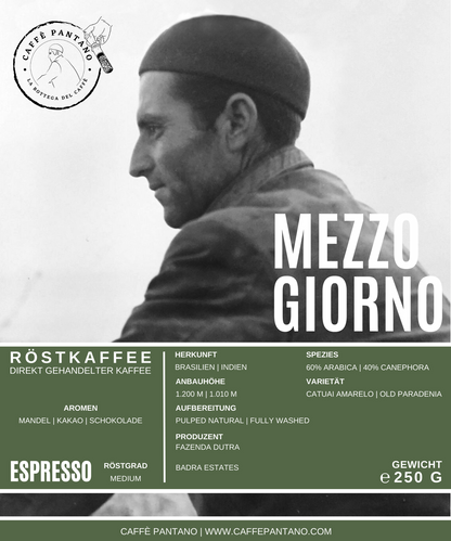 Caffè Pantano Mezzogiorno Espresso – Schokoladig & Vollmundig