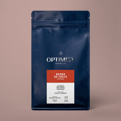 Optimist Coffee Bomba de Fruta Espresso – Arabica Specialty Coffee aus Honduras (Natural Process)