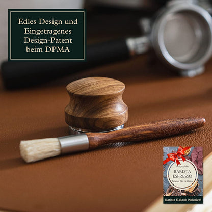 Reinigungspinsel für Kaffeemühle oder Siebträger - Barista Zubehör im edlen Design