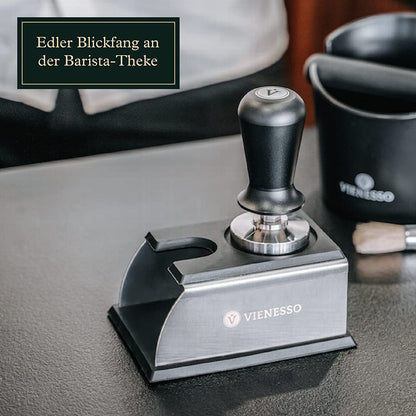 Tamper Set druckregulierend mit Anpressdruck von ca. 14kg durch integrierte Feder - 51 + 58 mm