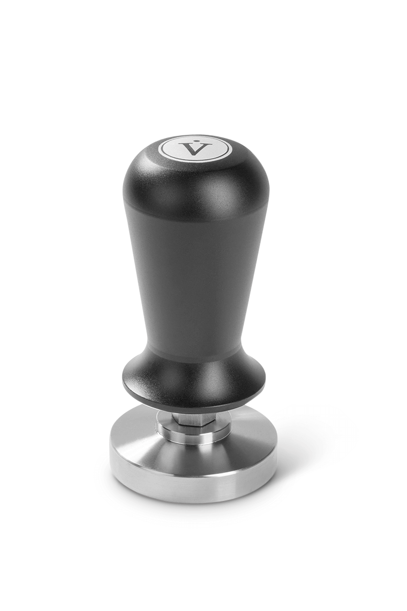 Tamper Set druckregulierend mit Anpressdruck von ca. 14kg durch integrierte Feder - 51 + 58 mm