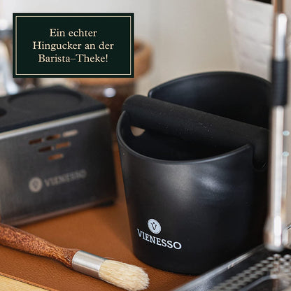 Abschlagbox zum Kaffeesatz abschlagen - Abschlagbehälter mit abnehmbarer Aklopfstange