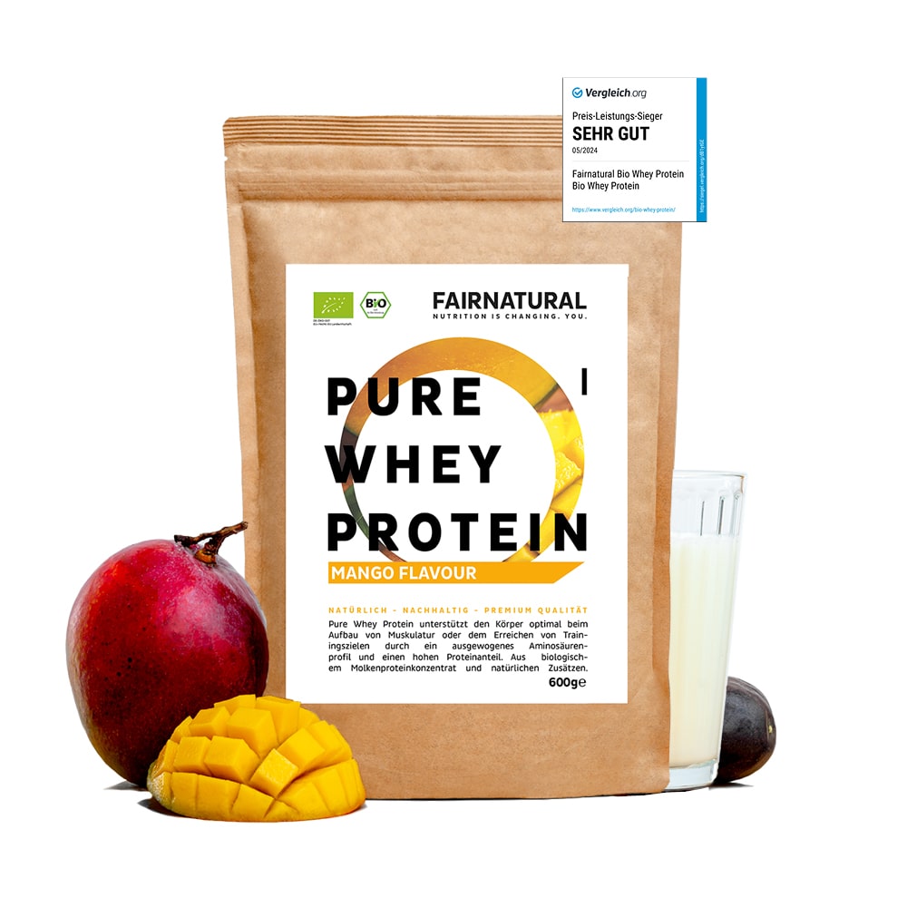 Bio Whey Protein Pulver Mango