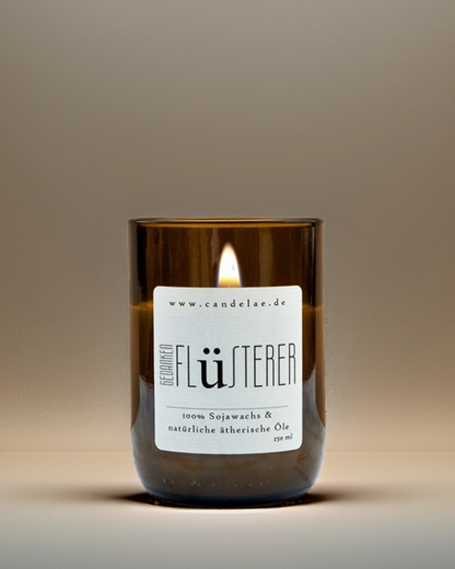 Gedankenflüsterer – Duftkerze aus Sojawachs mit erfrischenden ätherischen Ölen für Klarheit und Konzentration