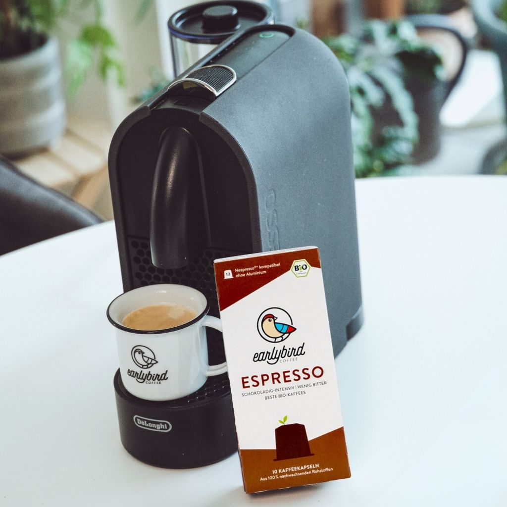 earlybird coffee Bio Kaffeekapseln Probierpaket - 3x3 Packungen