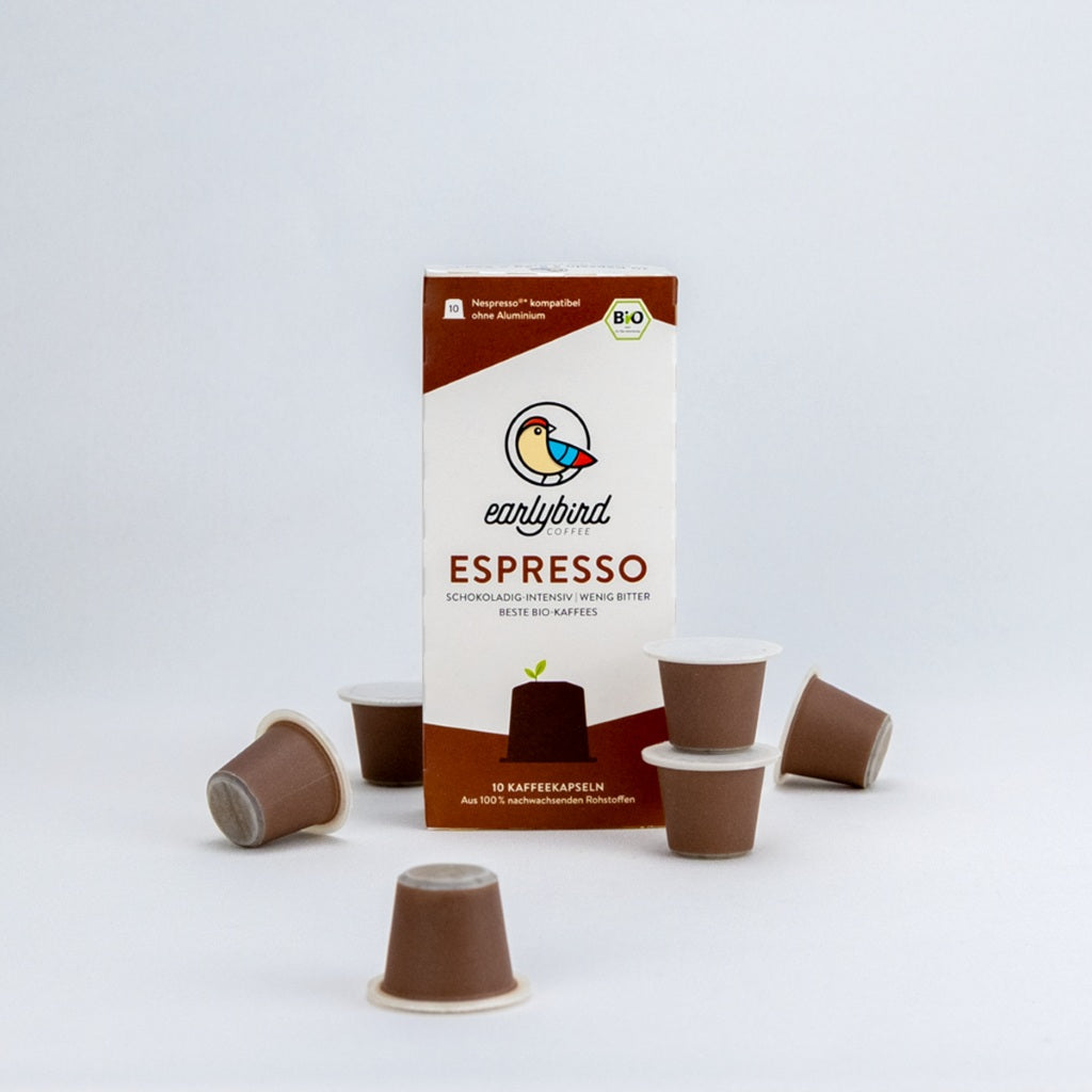 earlybird coffee Bio Espresso Kaffeekapseln
