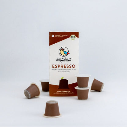 earlybird coffee Bio Espresso Kaffeekapseln