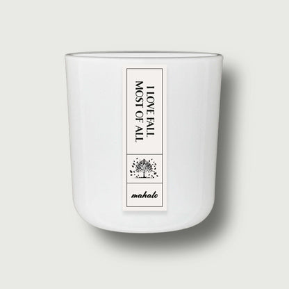 I LOVE FALL MOST OF ALL DUFTKERZE