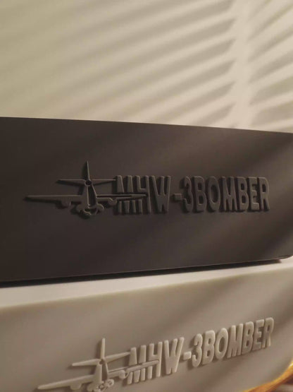 MHW-3BOMBER tamper mat with shelf black 250x180 mm